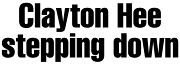 Clayton Hee steps down