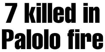 7 killed in Palolo fire
