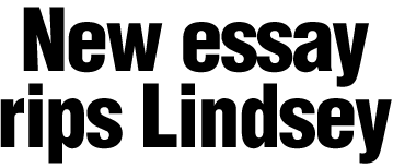 New essay rips Lindsey