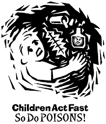 Poison acts fast logo