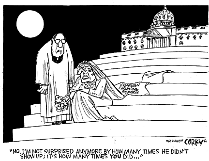 Corky Political Cartoon