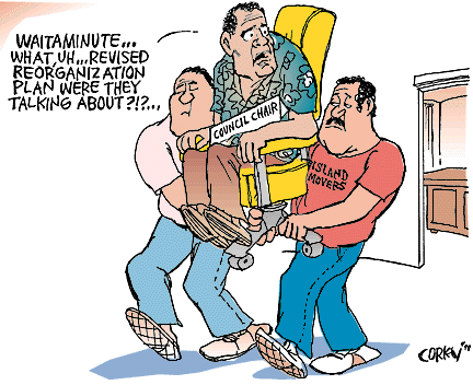 Corky's Hawaii cartoon