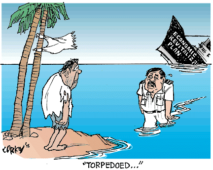 Corky's Hawaii cartoon