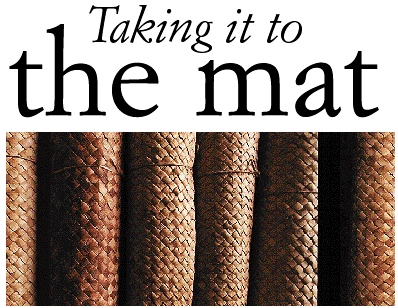 Taking it to the mat