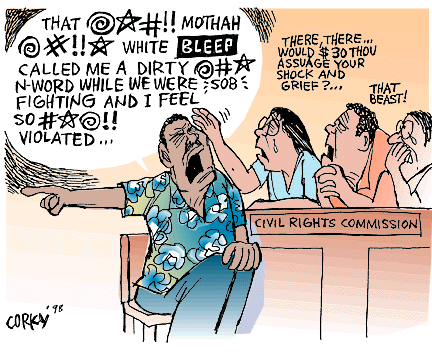 Corky's Hawaii cartoon