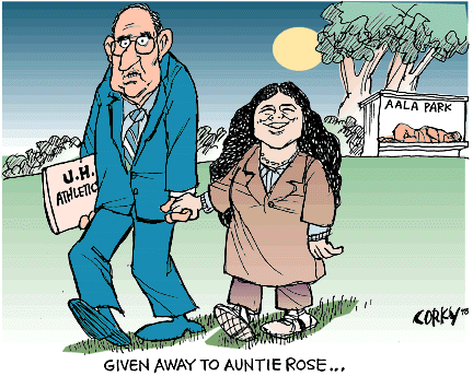 Corky's Hawaii cartoon