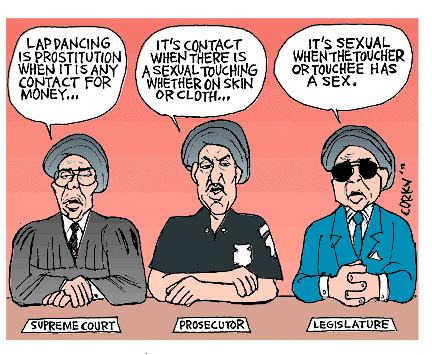 Corky's Hawaii cartoon