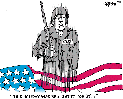 Corky's Hawaii cartoon