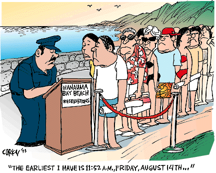 Corky's Hawaii cartoon