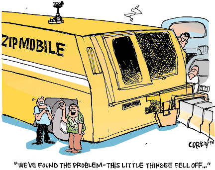 Corky's Hawaii cartoon