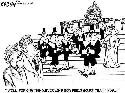 Corky Political Cartoon