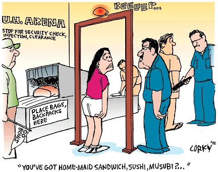 Corky's Hawaii cartoon