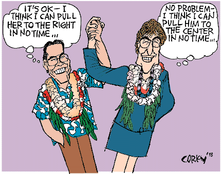 Corky's Hawaii cartoon