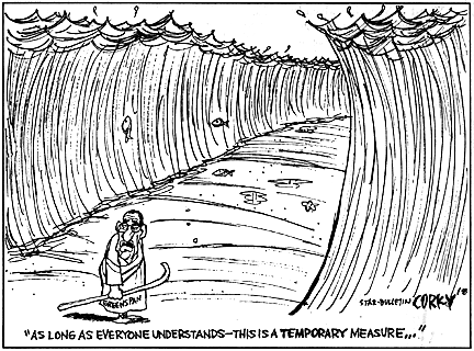 Corky Political Cartoon
