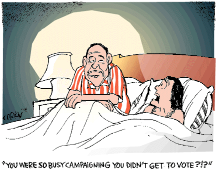 Corky's Hawaii cartoon