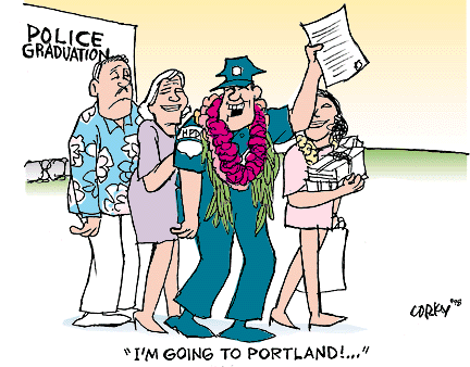 Corky's Hawaii cartoon