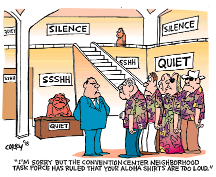 Corky's Hawaii cartoon