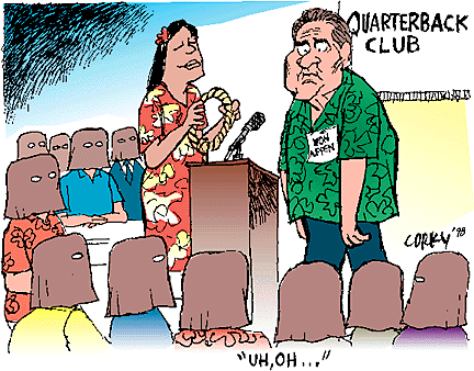 Corky's Hawaii cartoon