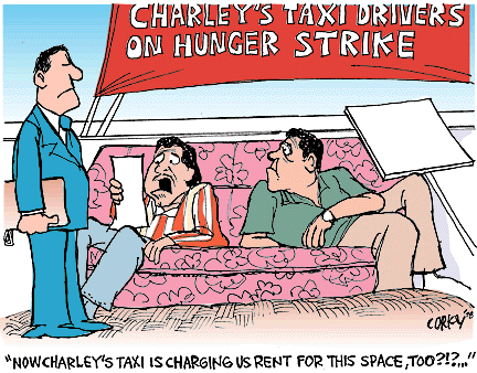 Corky's Hawaii cartoon