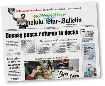 Star-Bulletin Page One
