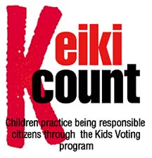 Keiki count: Children practice being  responsible citizens through the Kids Voting program