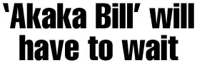 'Akaka Bill' will have to wait
