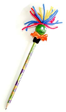 Silly monster pencil