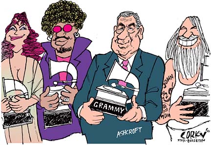 Corky Political Cartoon
