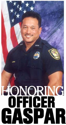 Honoring Officer Gaspar