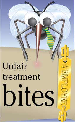 Unfair treatment bites