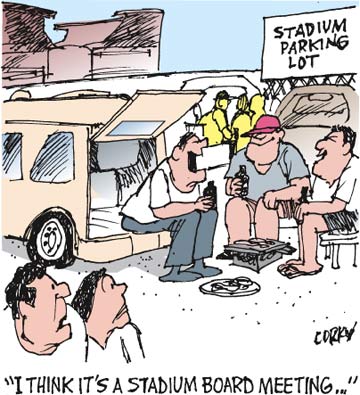 Corky's Hawaii cartoon
