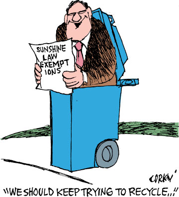 Corky's Hawaii cartoon