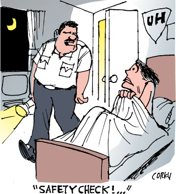 Corky's Hawaii cartoon
