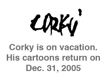 Corky's Hawaii cartoon