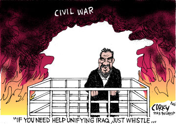 Corky's Editorial cartoon