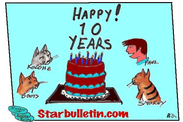 Celebrating StarBulletin.com's 10th Anniversary