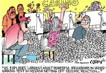 Corky's Editorial cartoon