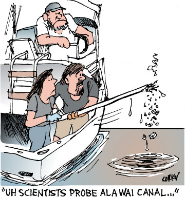 Corky's Hawaii cartoon
