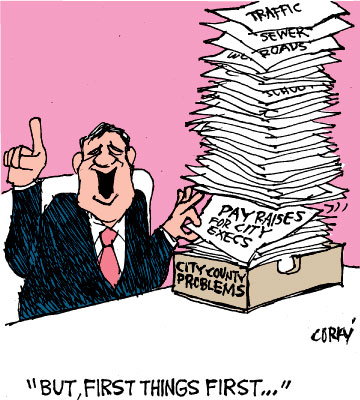 Corky's Hawaii cartoon