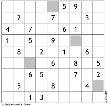 Scrivener's Sudoku