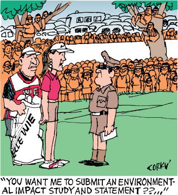 Corky's Hawaii cartoon
