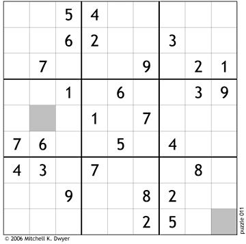 Scrivener's Sudoku