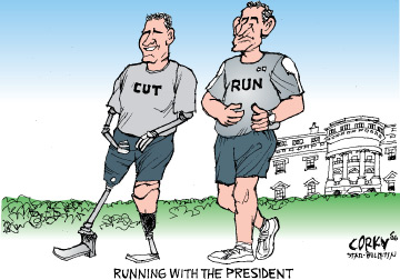 Corky's Editorial cartoon