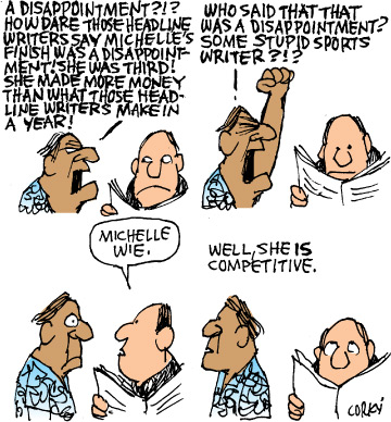 Corky's Hawaii cartoon