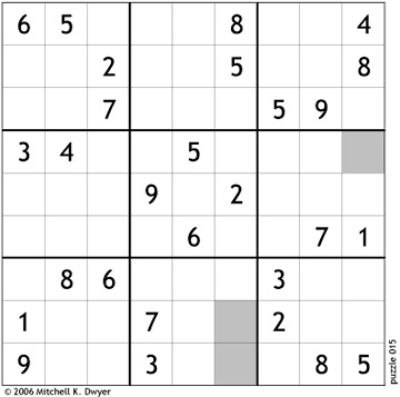 Scrivener's Sudoku