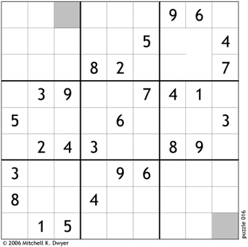 Scrivener's Sudoku