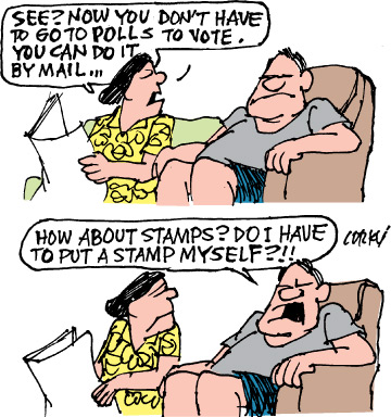 Corky's Hawaii cartoon