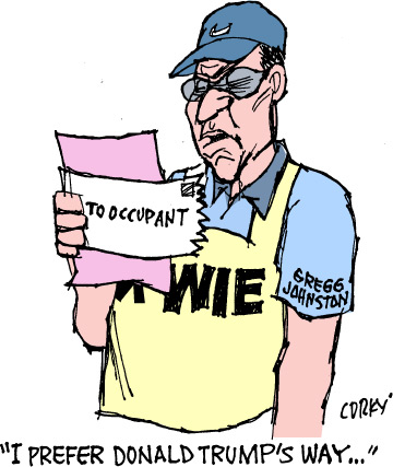 Corky's Hawaii cartoon