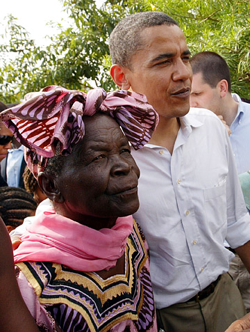 barack obama grandmother description