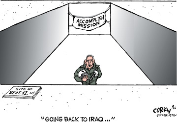 Corky's Editorial cartoon